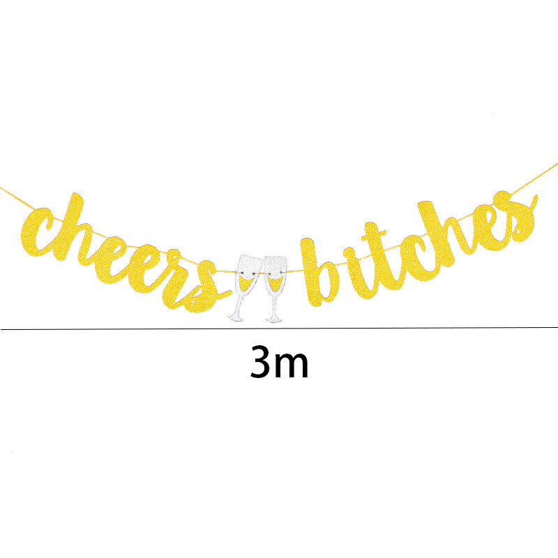 Decorat nunta Mireasa va fi Decorat pentru petrecere burlacilor Banner cu sclipici Accesorii pentru decorare pentru dus de nunta