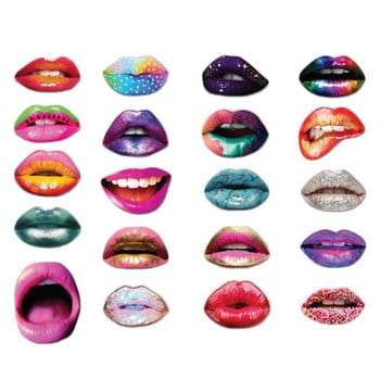 20 τεμ. Funny Lip Mouth Photobooth Props Διακόσμηση γάμου Funny Lip Photo Booth Διακοσμήσεις για πάρτι γενεθλίων για ενήλικες