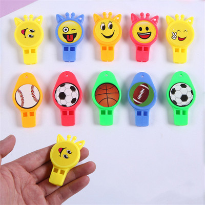 20 tk Multikas Rõõmsa näoga Jalgpall Ragbi Vile Müra tekitaja Lastele sünnipäevakingitused Külalispeole soosib Cheerleading mänguasju Pinata Fill
