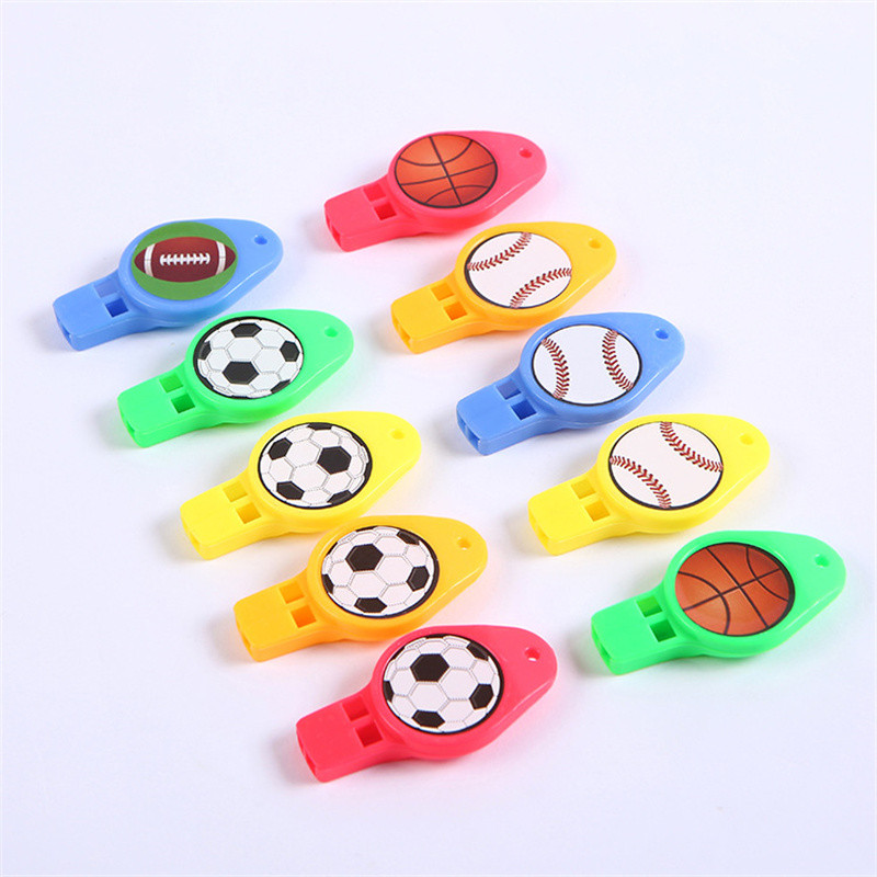 20 tk Multikas Rõõmsa näoga Jalgpall Ragbi Vile Müra tekitaja Lastele sünnipäevakingitused Külalispeole soosib Cheerleading mänguasju Pinata Fill