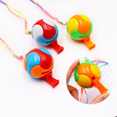 5 tk Laste jalgpalli värvi plastikust vile lastele sünnipäevakingitus rõõmu müra tekitaja mänguasjad peo soosib naljakas rekvisiit kohtunike kõneleja