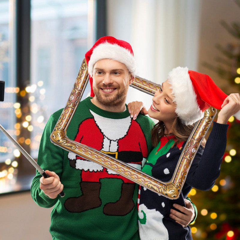 Φουσκωτό χριστουγεννιάτικο περίπτερο φωτογραφιών 1 τεμ.