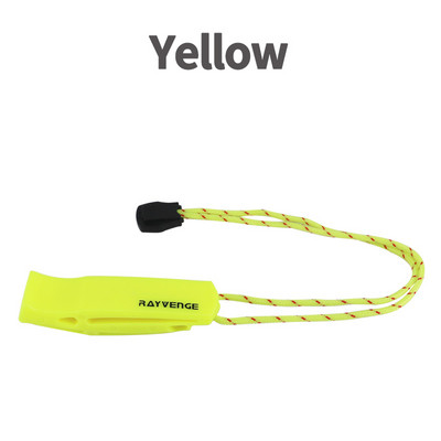 RAYVENGE saugos švilpukas su virvele, skirtas plaukiojimui valtimis, baidarėmis, avariniu išgyvenimu, gelbėjimo liemene, gelbėjimo signalizacija, plaukimu, jūros sportu
