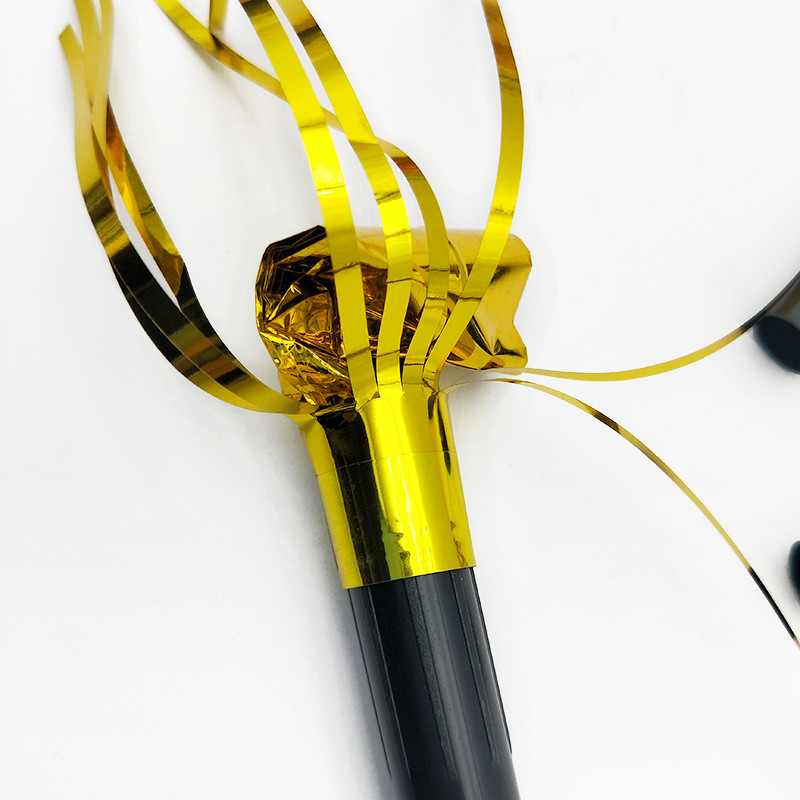 10 vnt/stal. Maži plastikiniai švilpuko popieriniai drakono žaislai Juokingi auksiniai sidabriniai gimtadienio vakarėlio vestuvių dekoravimo reikmenys vaikams