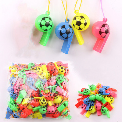 20 buc. Fluiere drăguțe de fotbal cu fața fericită pentru copii, pentru petrecerea de aniversare, cadou pentru oaspeți.