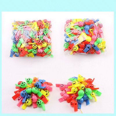 20 buc. Fluiere drăguțe de fotbal cu fața fericită pentru copii, pentru petrecerea de aniversare, cadou pentru oaspeți.