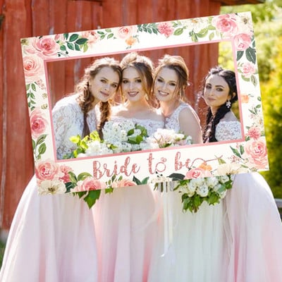 1 τεμ. Bride To Be Photo Booth Props Πλαίσιο Κότα Bachelorette Διακόσμηση πάρτι Bridesmaid Bridal Shower Wedding Photobooth Props Supplies