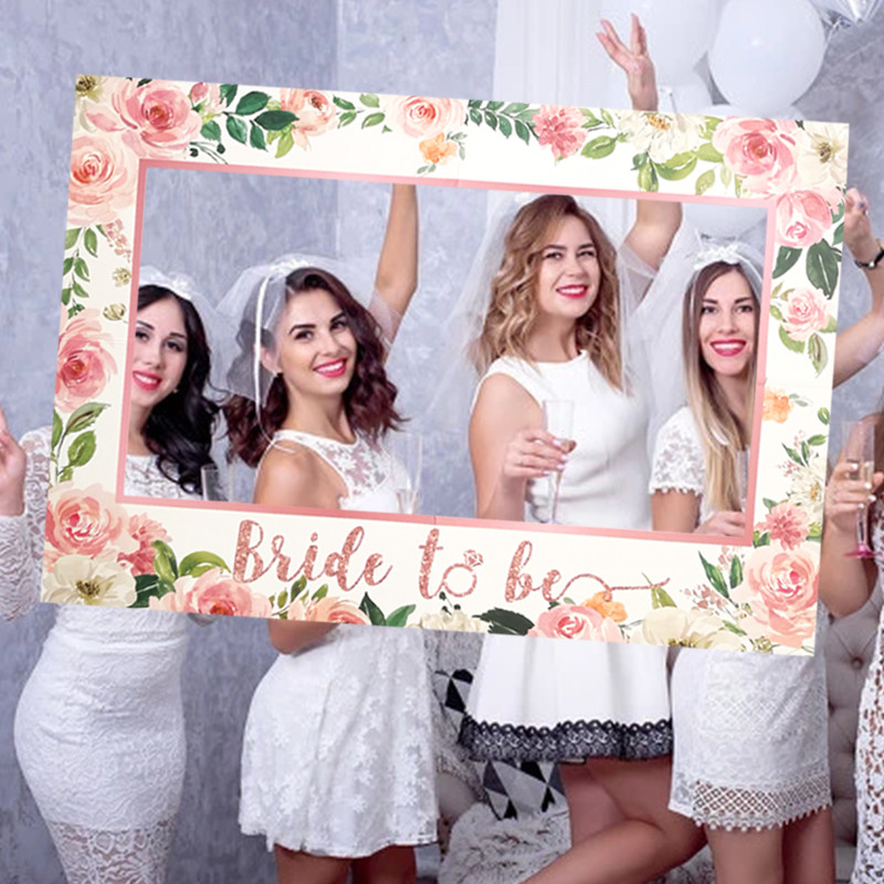 1 τεμ. Bride To Be Photo Booth Props Πλαίσιο Κότα Bachelorette Διακόσμηση πάρτι Bridesmaid Bridal Shower Wedding Photobooth Props Supplies