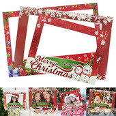 1 tk häid jõule fotokabiini raam lastele täiskasvanutele mõeldud jõulupeo kaunistustarvikud Navidad Noel uusaasta Natali fotorekvisiidi raam