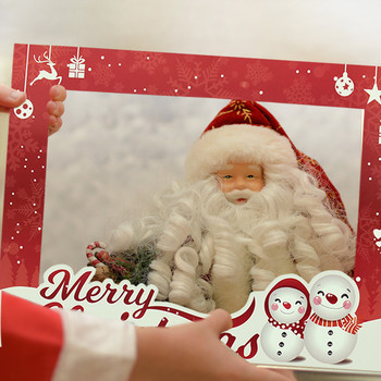 1 τεμ. Merry Christmas Κορνίζα για παιδικό περίπτερο για ενήλικες Χριστουγεννιάτικο πάρτι Διακόσμηση Προμήθειες Navidad Noel Πρωτοχρονιά Natal Photo Props Κορνίζα
