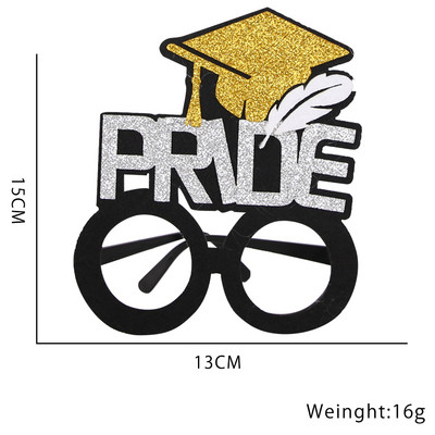 Decoratiuni pentru petrecerea de absolvire 2022 Sărbătoare Liceu Decorare de absolvire Ochelari Fotografie pentru petrecere Rezită foto graduacion