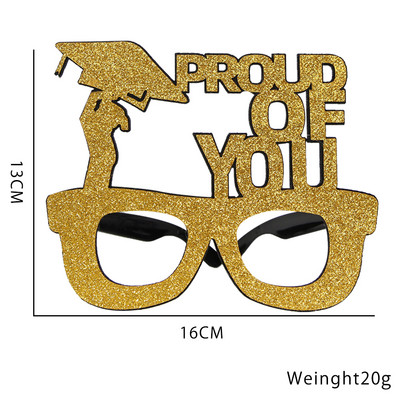 Decoratiuni pentru petrecerea de absolvire 2022 Sărbătoare Liceu Decorare de absolvire Ochelari Fotografie pentru petrecere Rezită foto graduacion