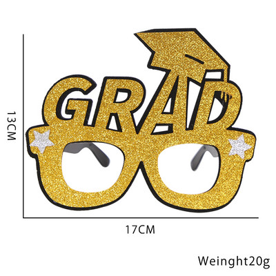 Decoratiuni pentru petrecerea de absolvire 2022 Sărbătoare Liceu Decorare de absolvire Ochelari Fotografie pentru petrecere Rezită foto graduacion
