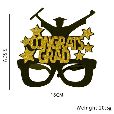 Decoratiuni pentru petrecerea de absolvire 2022 Sărbătoare Liceu Decorare de absolvire Ochelari Fotografie pentru petrecere Rezită foto graduacion