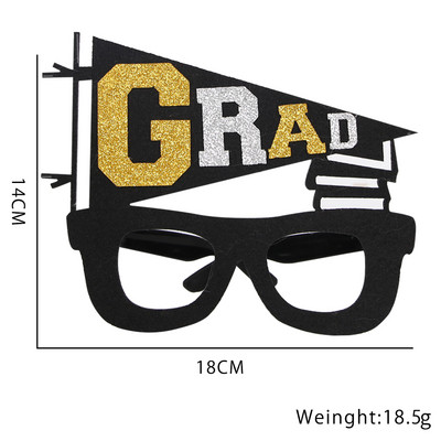 Decoratiuni pentru petrecerea de absolvire 2022 Sărbătoare Liceu Decorare de absolvire Ochelari Fotografie pentru petrecere Rezită foto graduacion