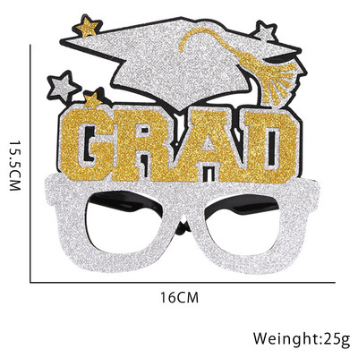 Decoratiuni pentru petrecerea de absolvire 2022 Sărbătoare Liceu Decorare de absolvire Ochelari Fotografie pentru petrecere Rezită foto graduacion