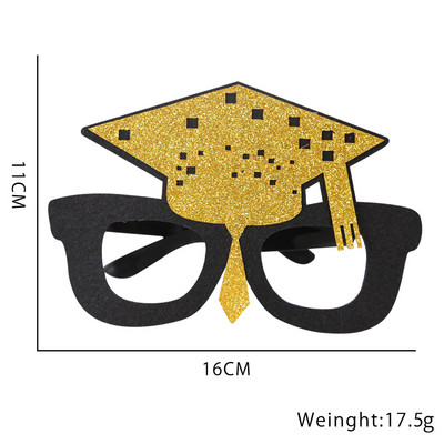 Decoratiuni pentru petrecerea de absolvire 2022 Sărbătoare Liceu Decorare de absolvire Ochelari Fotografie pentru petrecere Rezită foto graduacion