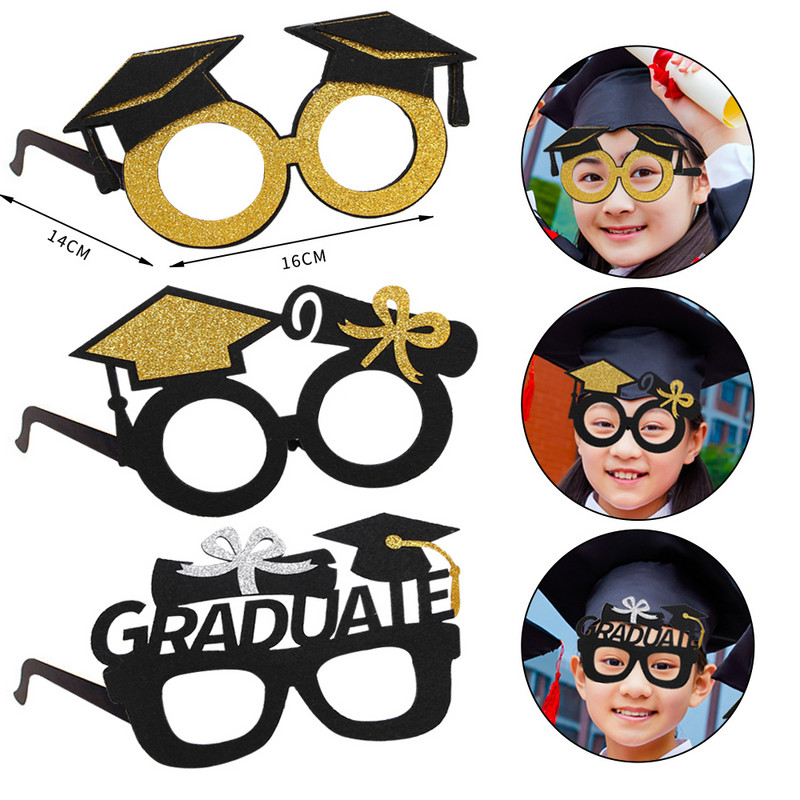 Decoratiuni pentru petrecerea de absolvire 2022 Sărbătoare Liceu Decorare de absolvire Ochelari Fotografie pentru petrecere Rezită foto graduacion