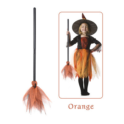 Halloween Witch Broom Handcraft Decorativ Miracle Broom Party Prop pentru Halloween Dance Party Masquerade Cosplay