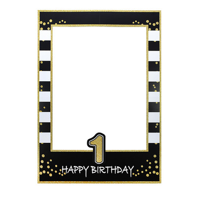 18 30 40 50 60. Születésnapi Party fotó kellékek Fekete arany fotófülke kellékek Felnőtteknek Boldog születésnapot Léggömbök Party dekorációs kellékek