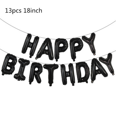 18 30 40 50 60. Születésnapi Party fotó kellékek Fekete arany fotófülke kellékek Felnőtteknek Boldog születésnapot Léggömbök Party dekorációs kellékek