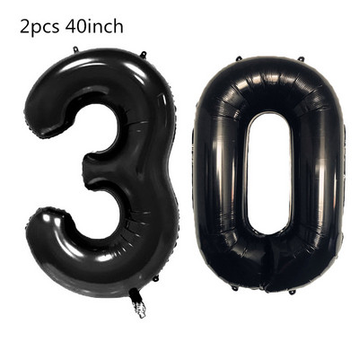 18 30 40 50 60. Születésnapi Party fotó kellékek Fekete arany fotófülke kellékek Felnőtteknek Boldog születésnapot Léggömbök Party dekorációs kellékek