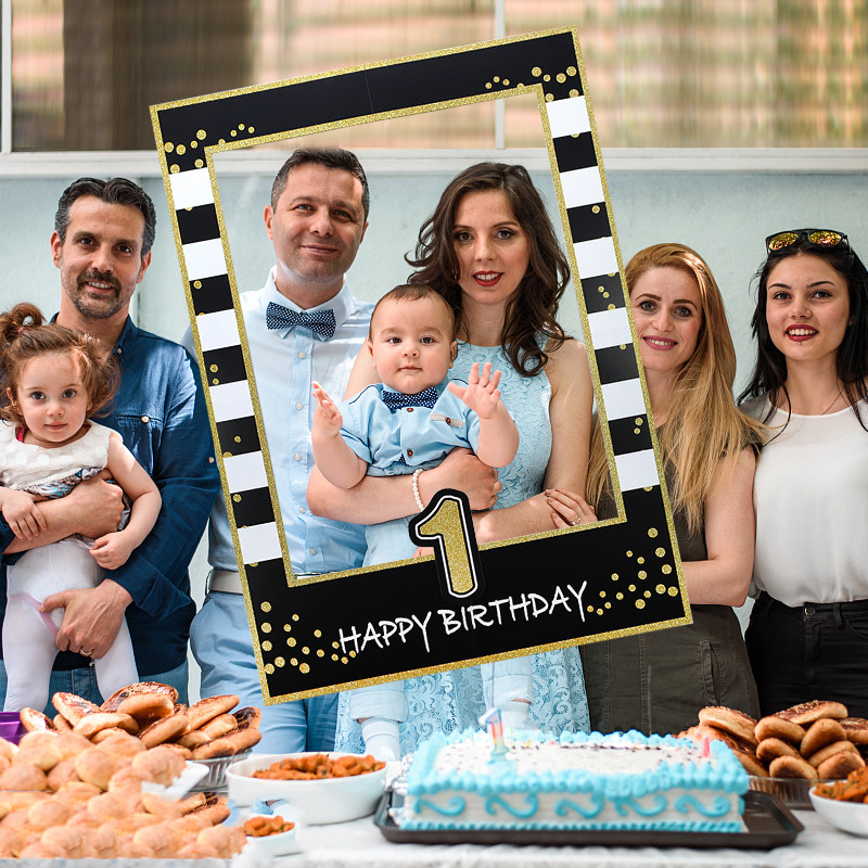18 30 40 50 60. Születésnapi Party fotó kellékek Fekete arany fotófülke kellékek Felnőtteknek Boldog születésnapot Léggömbök Party dekorációs kellékek
