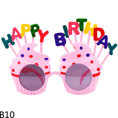 La mulți ani Ochelari amuzanți, drăguț, noutate, lumânare, ochelari de vedere, ochelari de soare pentru petrecerea din Hawaii, pentru copii, recuzită pentru cabina foto