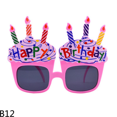 La mulți ani Ochelari amuzanți, drăguț, noutate, lumânare, ochelari de vedere, ochelari de soare pentru petrecerea din Hawaii, pentru copii, recuzită pentru cabina foto