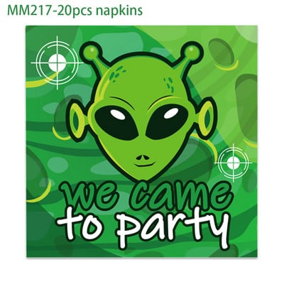 25 buc/set copii cosplay desene animate Space Saucerman joc extraterestru ANIVERSAREA petrecere hârtie foto booth recuzită baby shower decorațiuni pentru petrecere