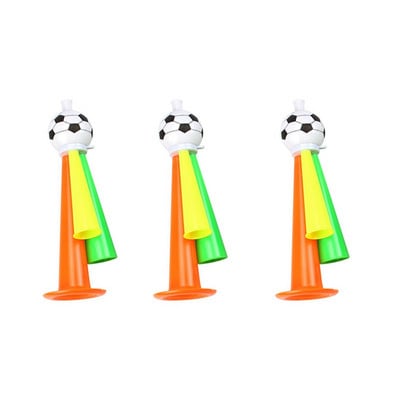 3 τεμ/παρτίδα Παιδιά οπαδός ποδοσφαίρου cheer air κέρατα οπαδοί ποδοσφαίρου γκάζι κόρνα μαζορέτες αθλητικοί οπαδοί παιχνίδι πλαστική τρομπέτα Ευρωπαϊκό Κύπελλο