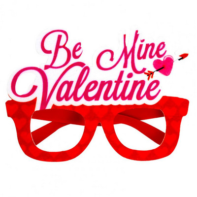 Ochelari unisex Creativ unic, stiluri multiple, decor cu litere de dragoste, ramă de ochelari de Ziua Îndrăgostiților pentru dans