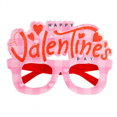 Ochelari unisex Creativ unic, stiluri multiple, decor cu litere de dragoste, ramă de ochelari de Ziua Îndrăgostiților pentru dans