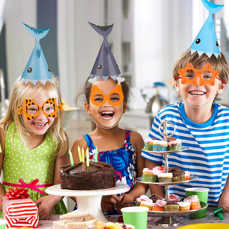 Ochelari pentru ziua de naștere sirenă de vară Accesorii de decorare pentru petreceri hawaiene