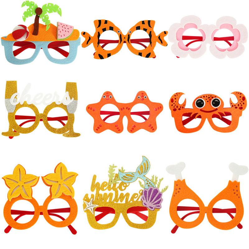 Ochelari pentru ziua de naștere sirenă de vară Accesorii de decorare pentru petreceri hawaiene