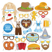DIY New Happy Germany Oktoberfest Party Photobooth Props Party Favors Germania Bere Hartie Photobooth Props Decoratiuni de petrecere