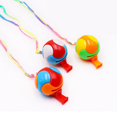 3 vnt./pak. Spalvingas plastikinis švilpukas, vaikiškas žaislinis ragas, futbolo rungtynės, paimkite virvę, švilpukas, sporto reikmenys lauke, pagalbos skambutis