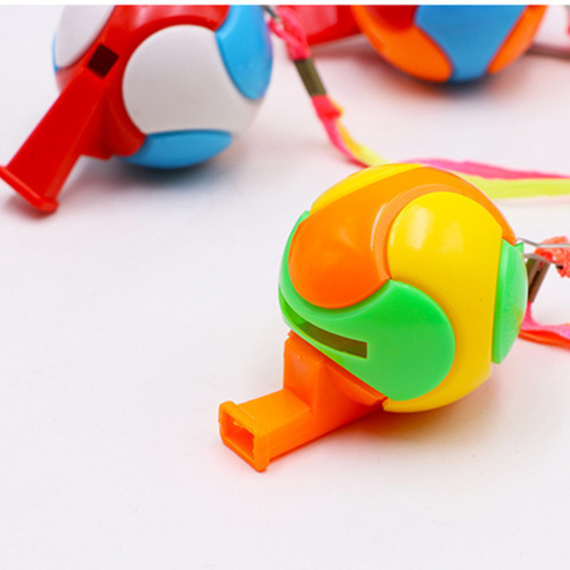3 vnt./pak. Spalvingas plastikinis švilpukas, vaikiškas žaislinis ragas, futbolo rungtynės, paimkite virvę, švilpukas, sporto reikmenys lauke, pagalbos skambutis