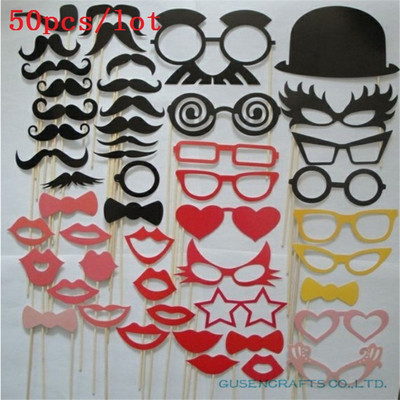 Props Married Photo Booth Props Photobooth Favoruri de nunta Ochelari Carte de hârtie Mască amuzantă Decor pentru petrecere Apel foto