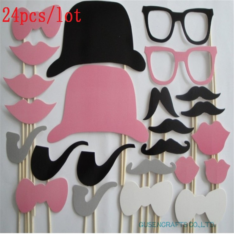 Props Married Photo Booth Props Photobooth Favoruri de nunta Ochelari Carte de hârtie Mască amuzantă Decor pentru petrecere Apel foto