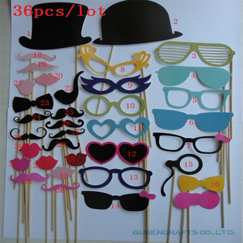 Props Married Photo Booth Props Photobooth Favoruri de nunta Ochelari Carte de hârtie Mască amuzantă Decor pentru petrecere Apel foto