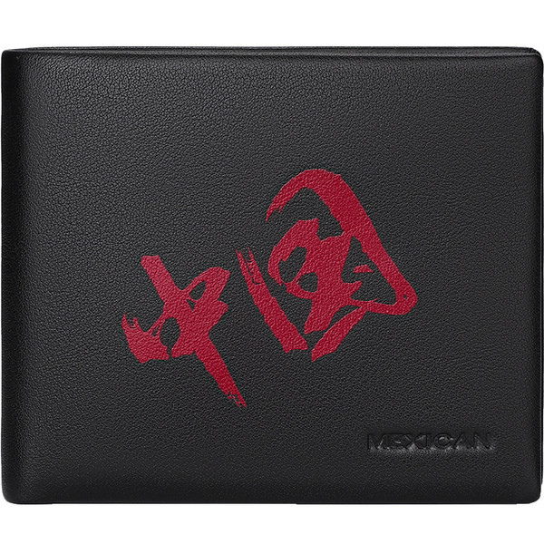 Muški kožni novčanik crne boje