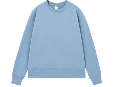 Vaba ühevärviline pikkade varrukatega ümarkaelusega pluus meestele