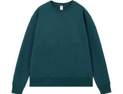 Vaba ühevärviline pikkade varrukatega ümarkaelusega pluus meestele