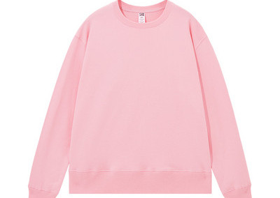 Vaba ühevärviline pikkade varrukatega ümarkaelusega pluus meestele