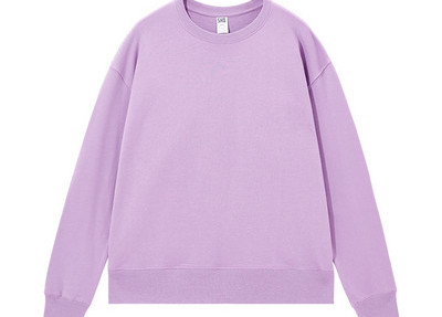 Vaba ühevärviline pikkade varrukatega ümarkaelusega pluus meestele