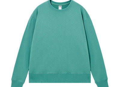 Vaba ühevärviline pikkade varrukatega ümarkaelusega pluus meestele