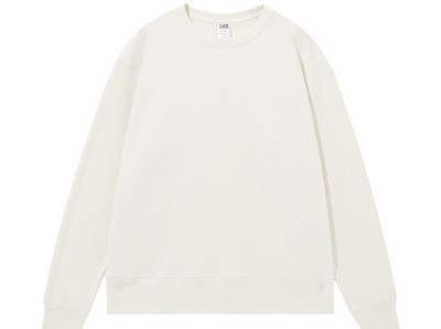 Vaba ühevärviline pikkade varrukatega ümarkaelusega pluus meestele