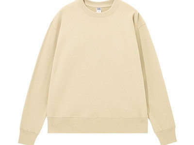 Vaba ühevärviline pikkade varrukatega ümarkaelusega pluus meestele