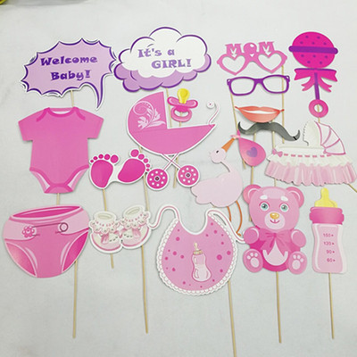 La mulți ani, recuzită pentru cabină foto, decorațiuni creative DIY amuzante pentru sărbătorirea zilei de naștere pentru Baby Show